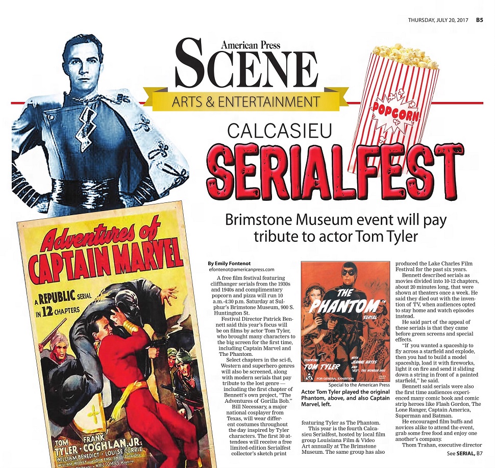 Adventures of Captain Marvel Calcasieu Serialfest 2017