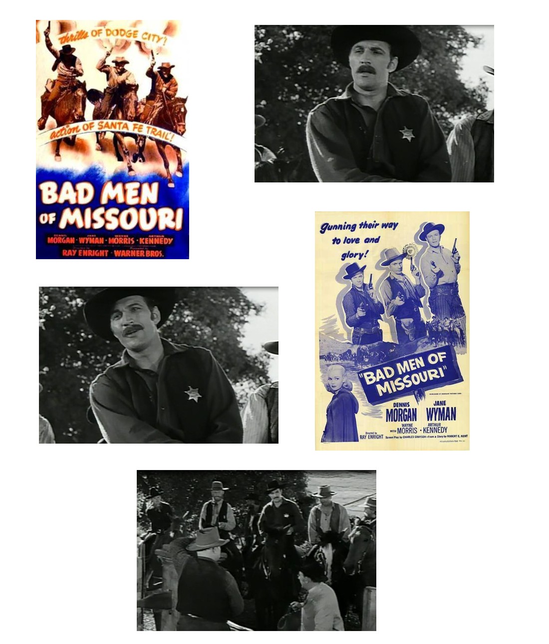 Bad Men of Missouri one sheets screencaps Bad Men of Missouri one sheets screencaps
