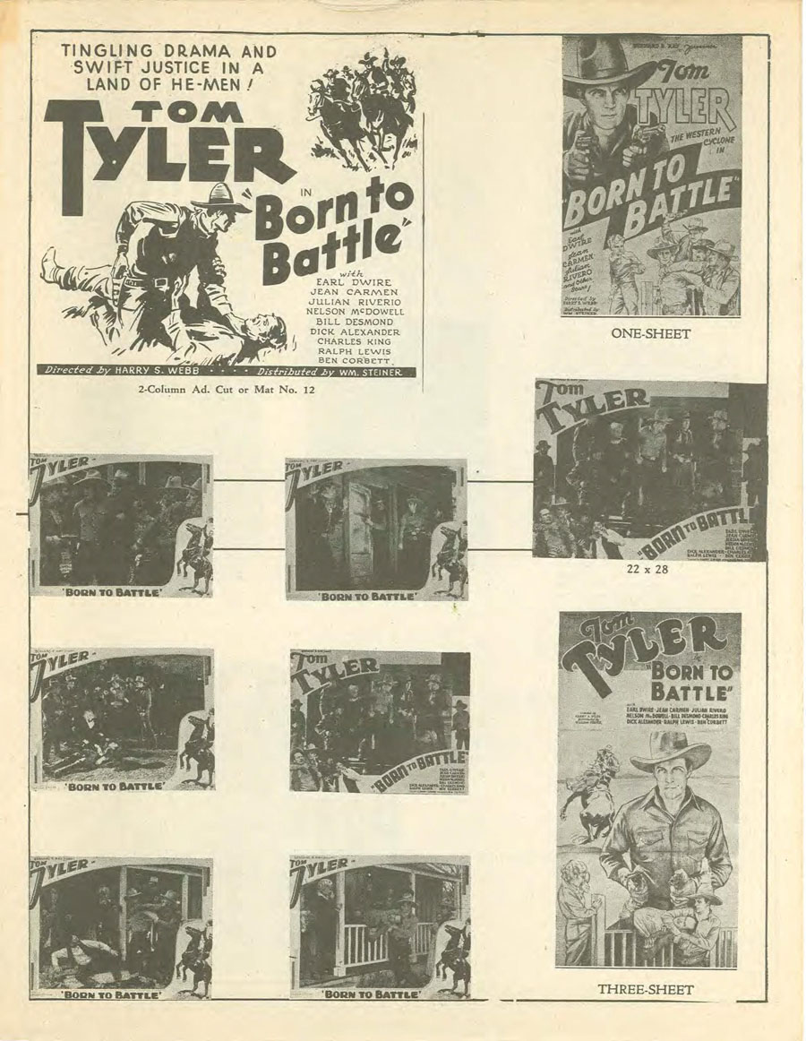 Born to Battle pressbook