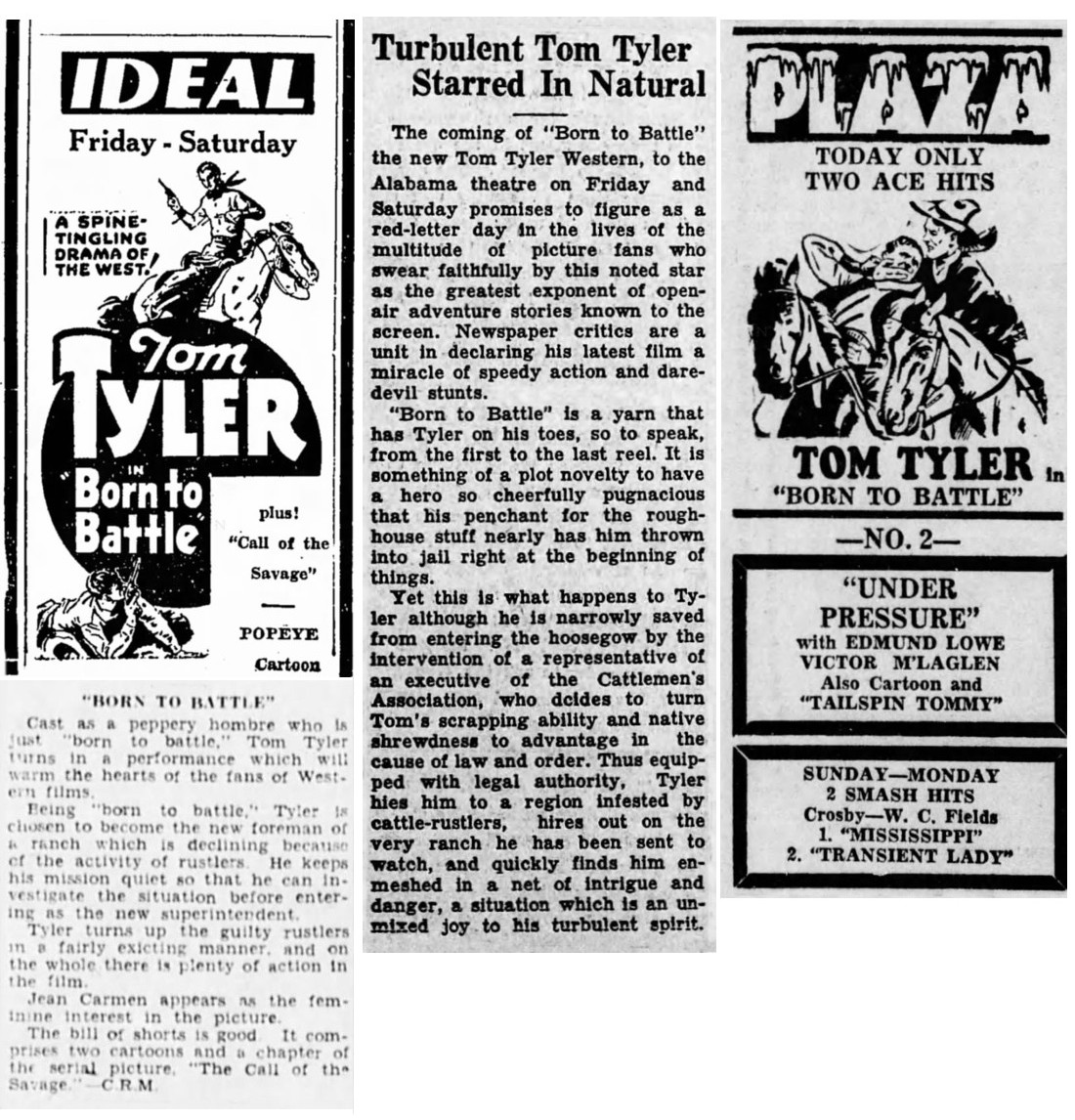 Born to Battle cinema ads film reviews