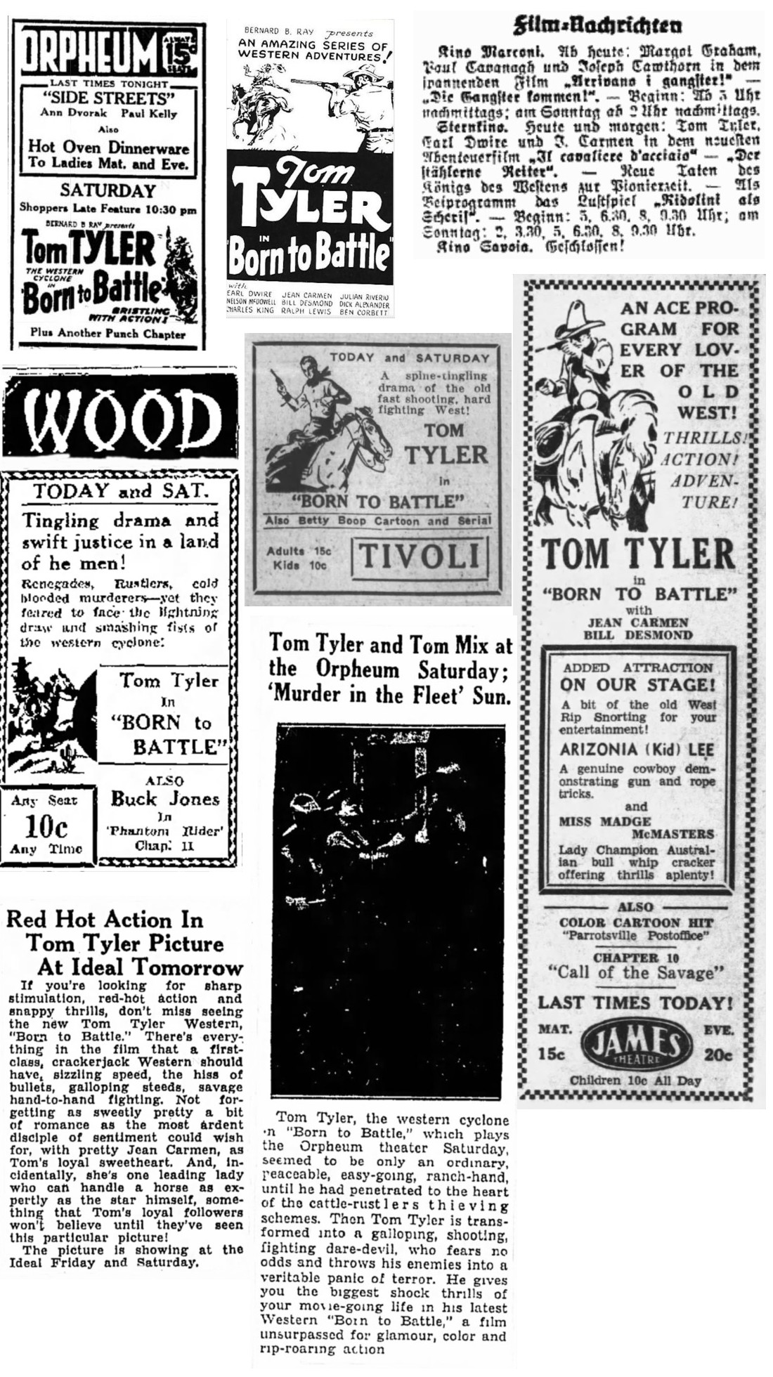 Born to Battle cinema ads film reviews