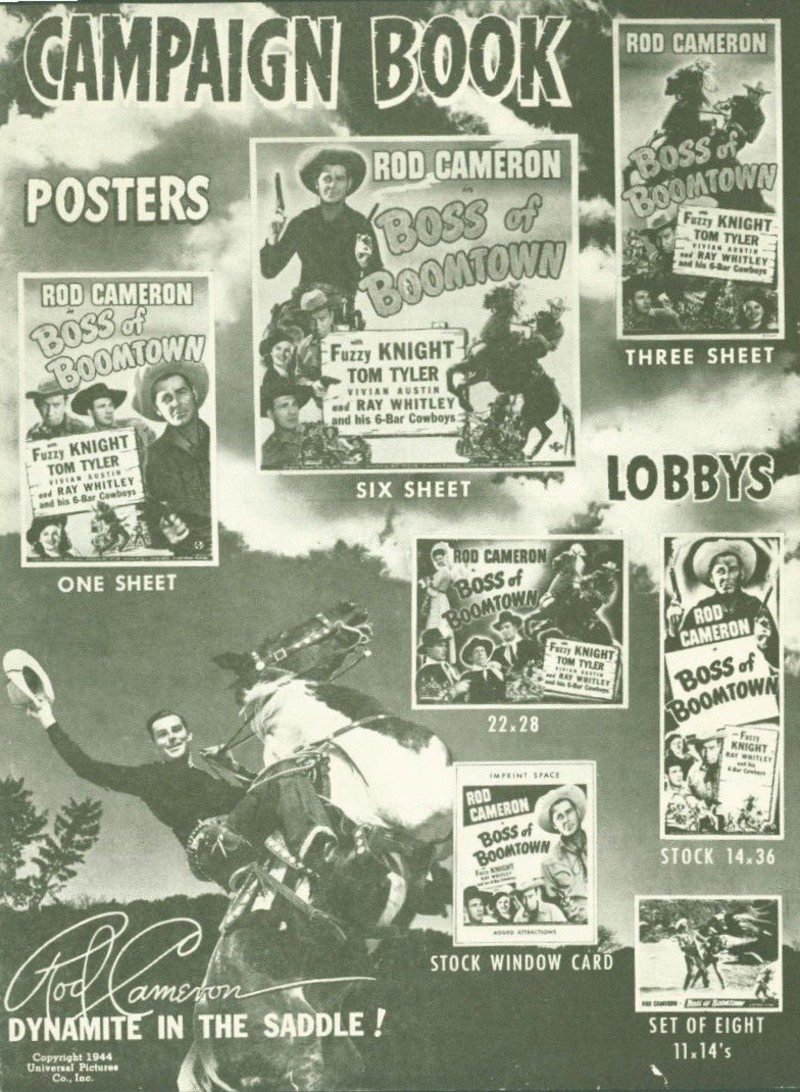 Boss of Boomtown Pressbook Boss of Boomtown Pressbook