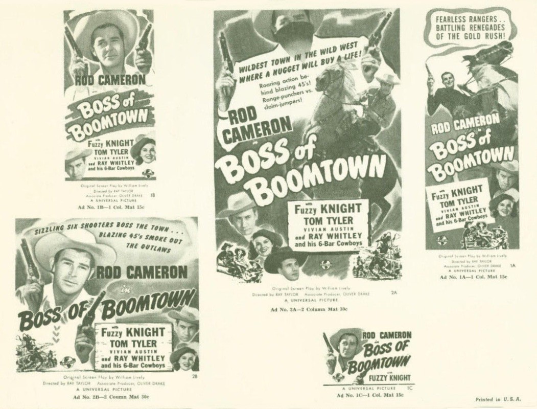 Boss of Boomtown Pressbook Boss of Boomtown Pressbook