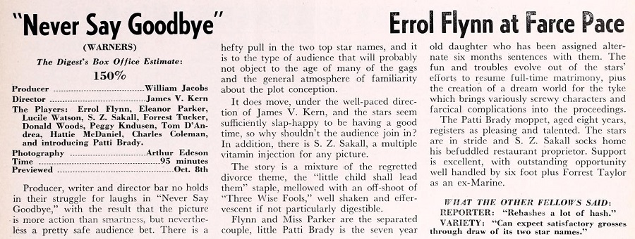 Never Say Goodbye movie review