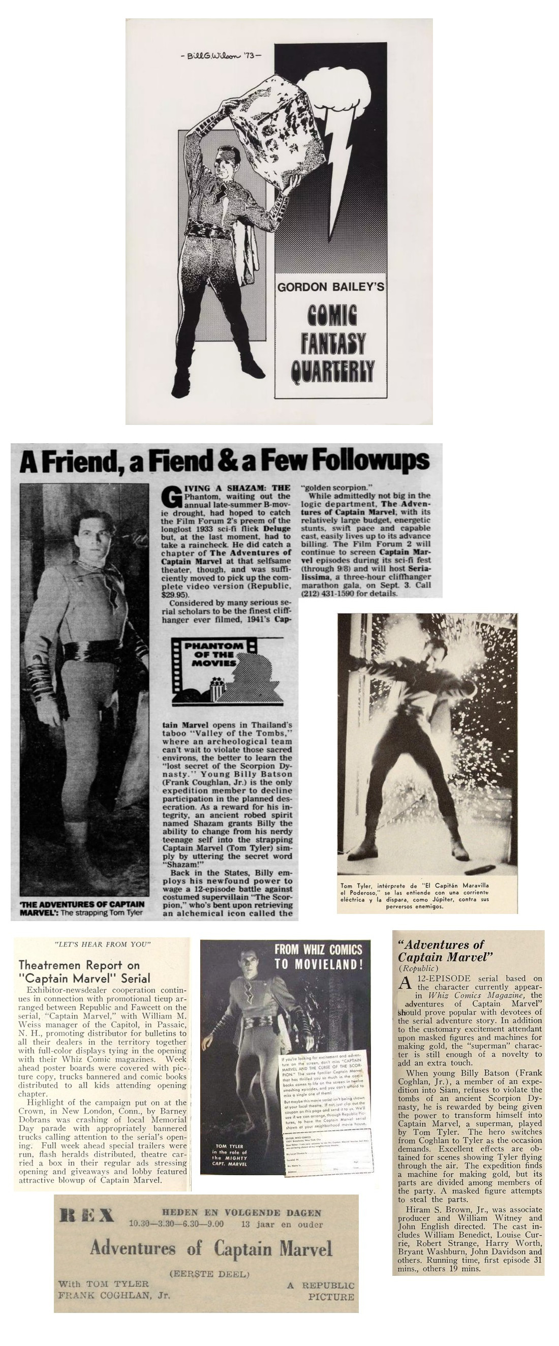 Adventures of Captain Marvel Indonesia cinema ad film reviews pictures