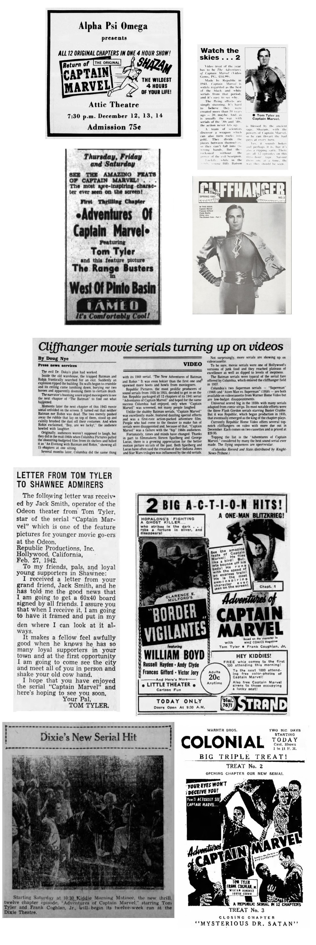Adventures of Captain Marvel video review cinema ads picture