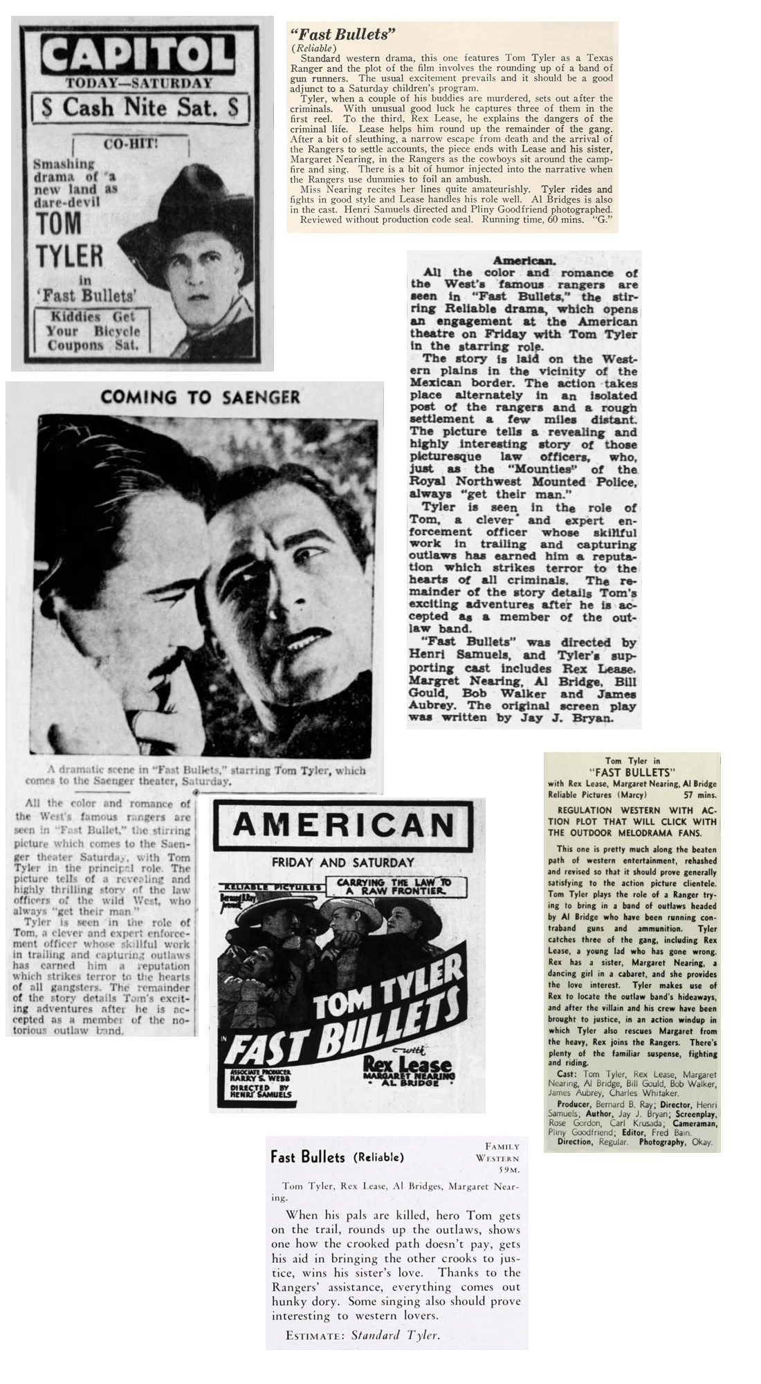 Fast Bullets cinema ads film reviews