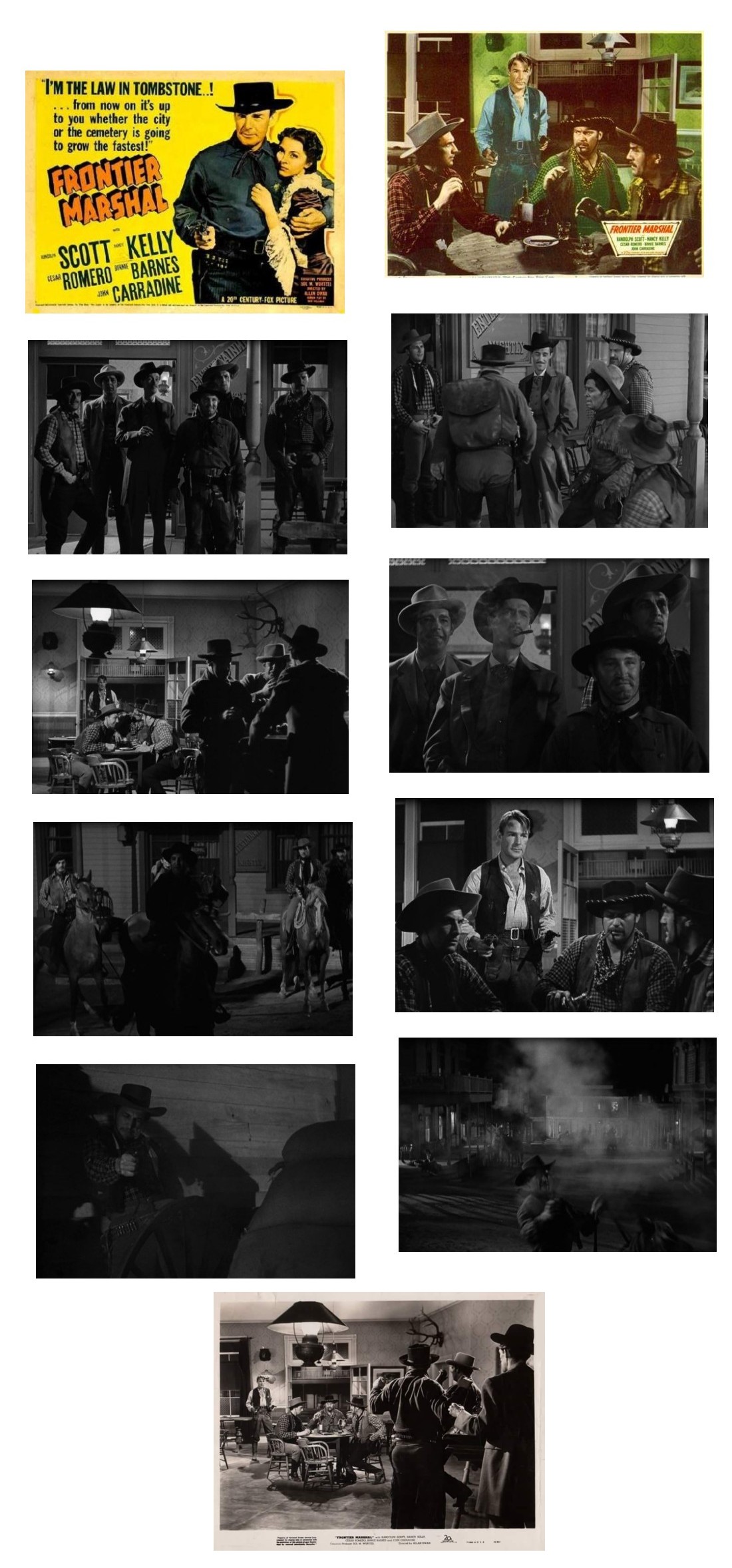 Frontier Marshal lobby cards screencaps