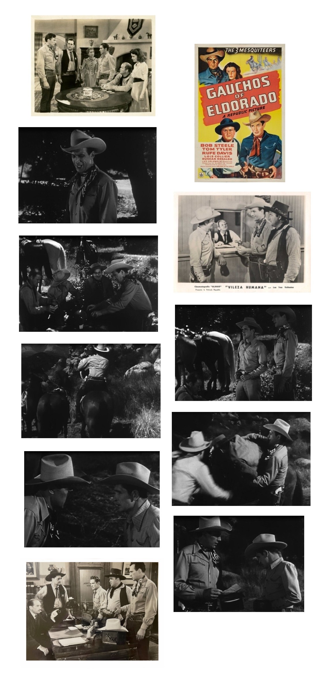 Gauchos of El Dorado one sheet film stills screencaps Gauchos of El Dorado one sheet film stills screencaps