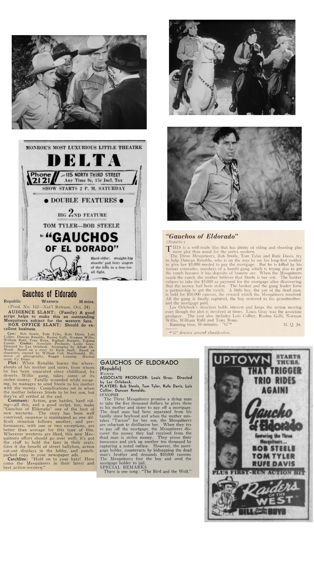 Gauchos of El Dorado screencaps cinema ads film reviews Gauchos of El Dorado screencaps cinema ads film reviews
