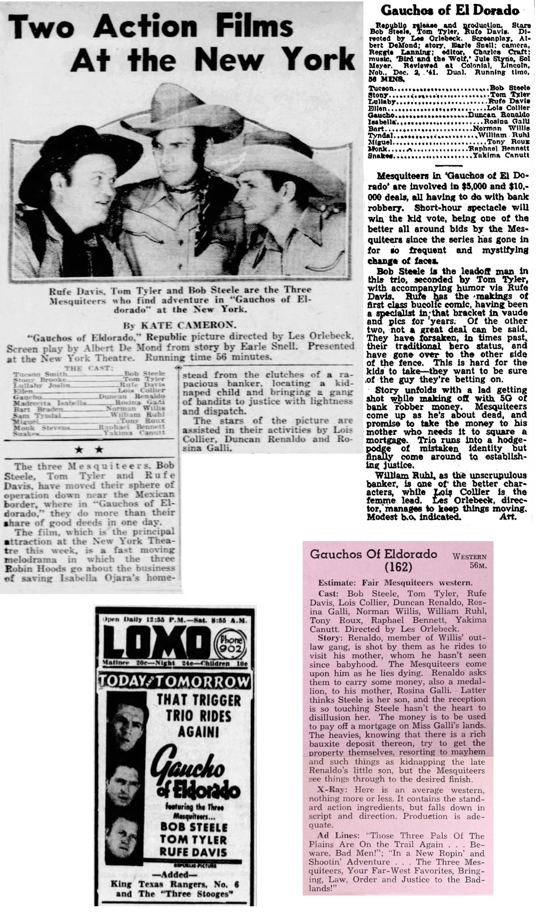 Gauchos of El Dorado cinema ads film reviews Gauchos of El Dorado cinema ads film reviews