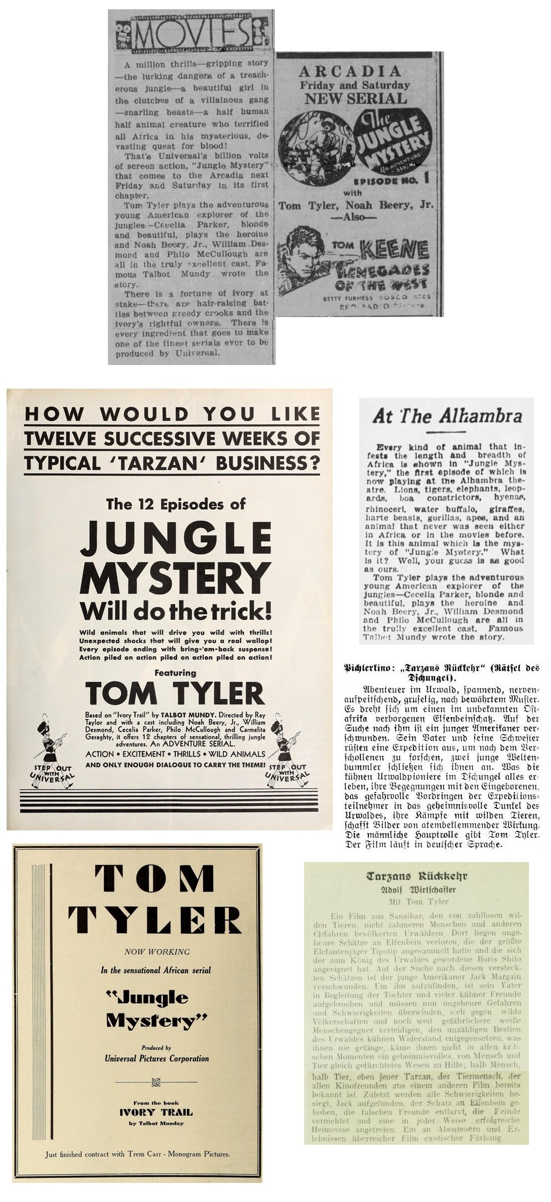 Jungle Mystery cinema ads Austria film reviews Jungle Mystery cinema ads Austria film reviews