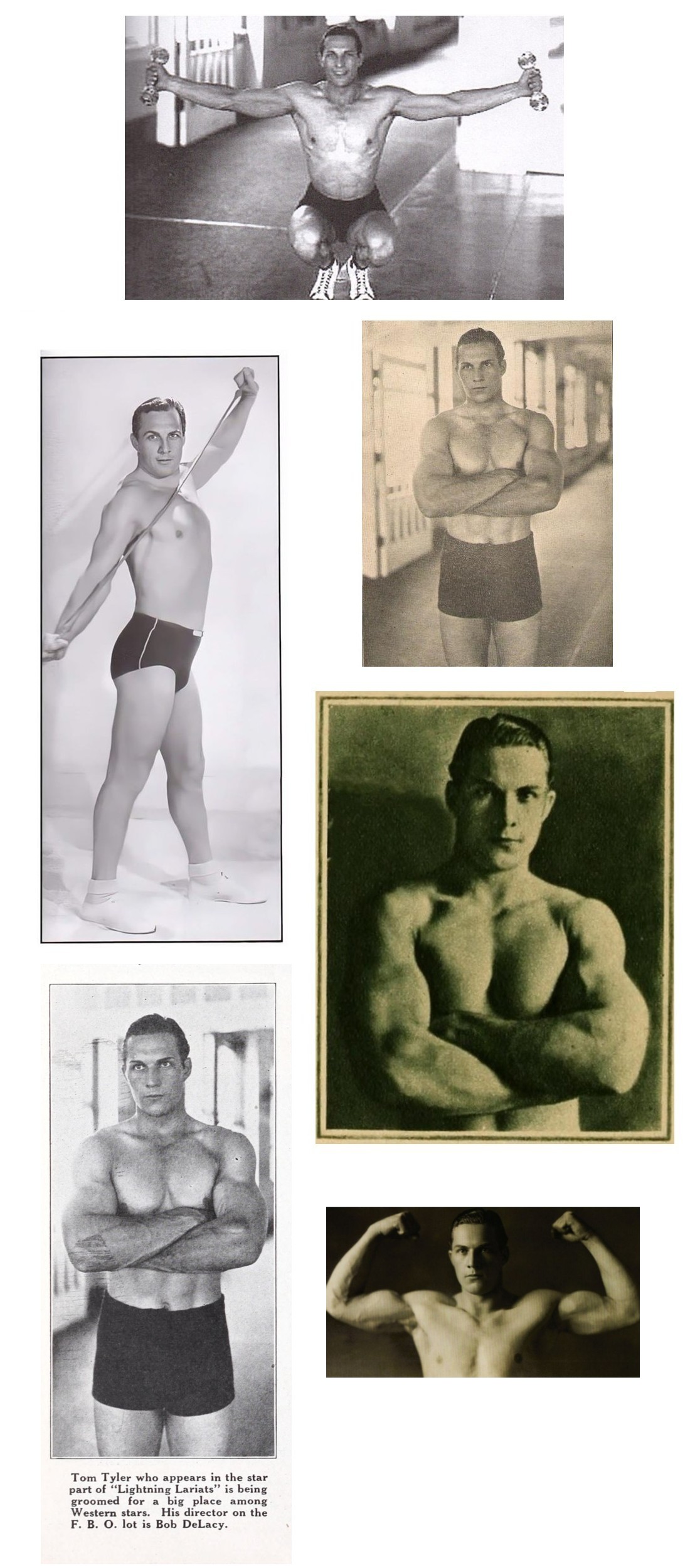 Tom Tyler weightlifting stats achievements