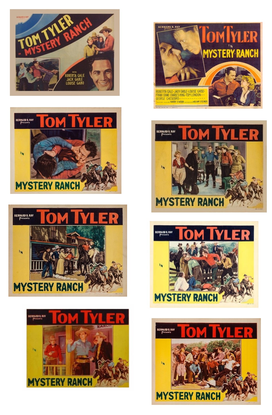 Mystery Ranch lobby cards Mystery Ranch lobby cards