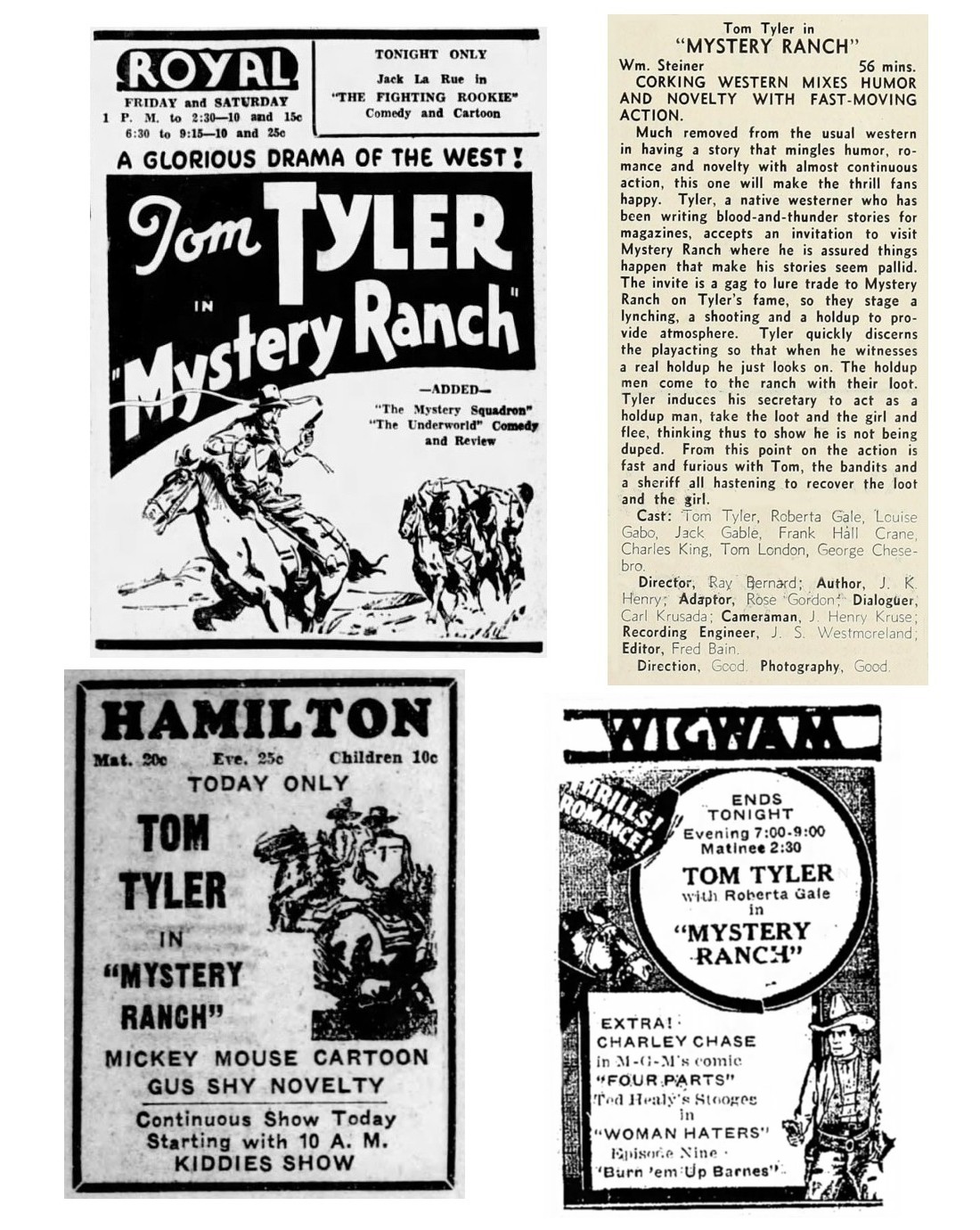 Mystery Ranch cinema ads film reviews Mystery Ranch cinema ads film reviews