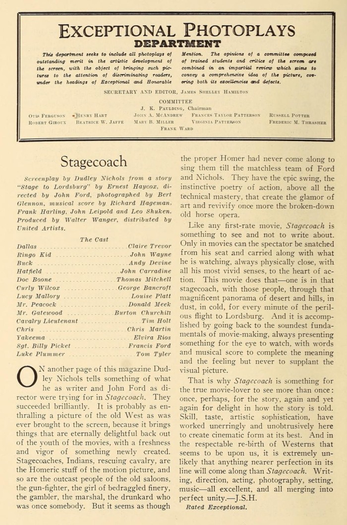 Stagecoach film review Stagecoach film review