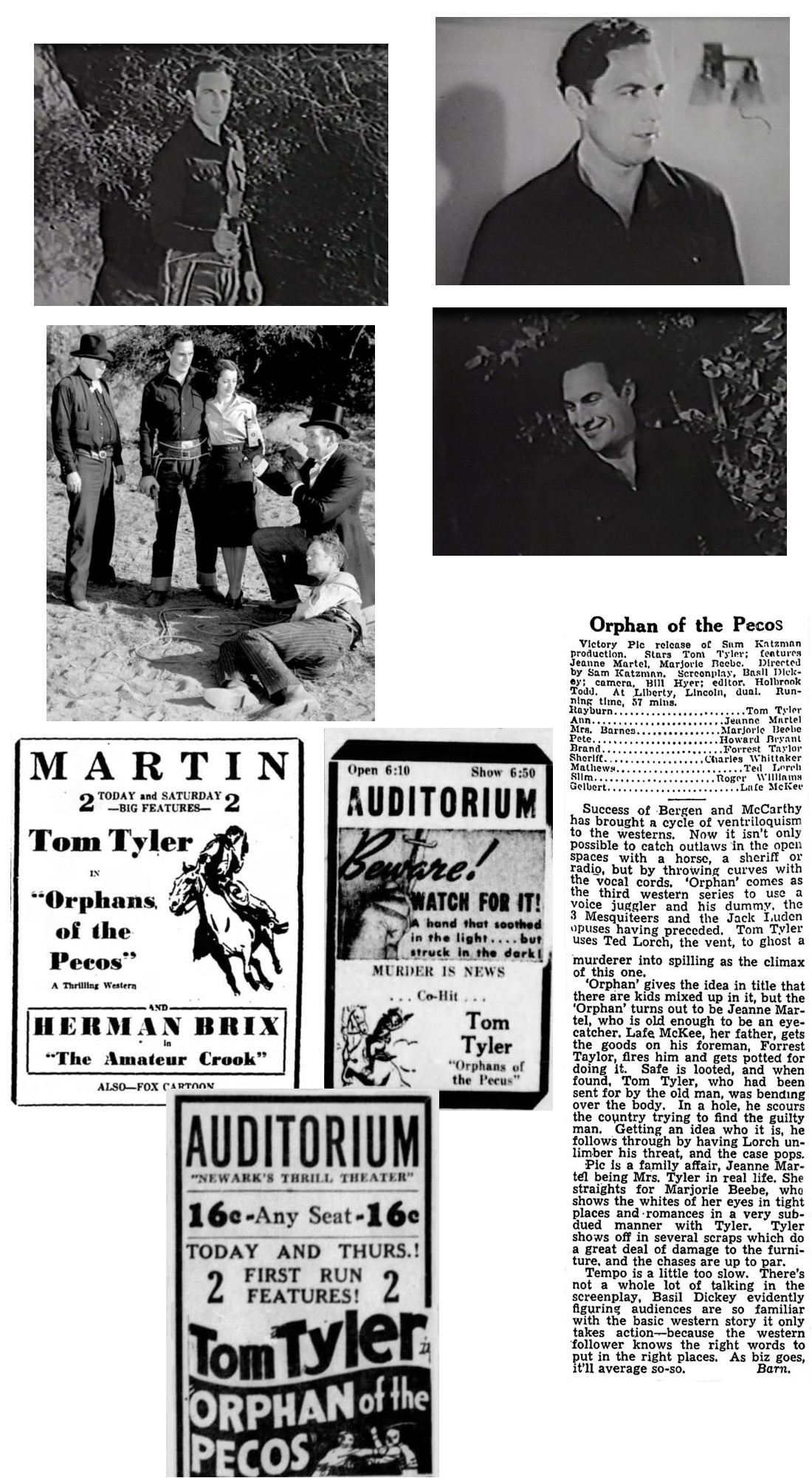 Orphan of the Pecos screencaps still cinema ads film review