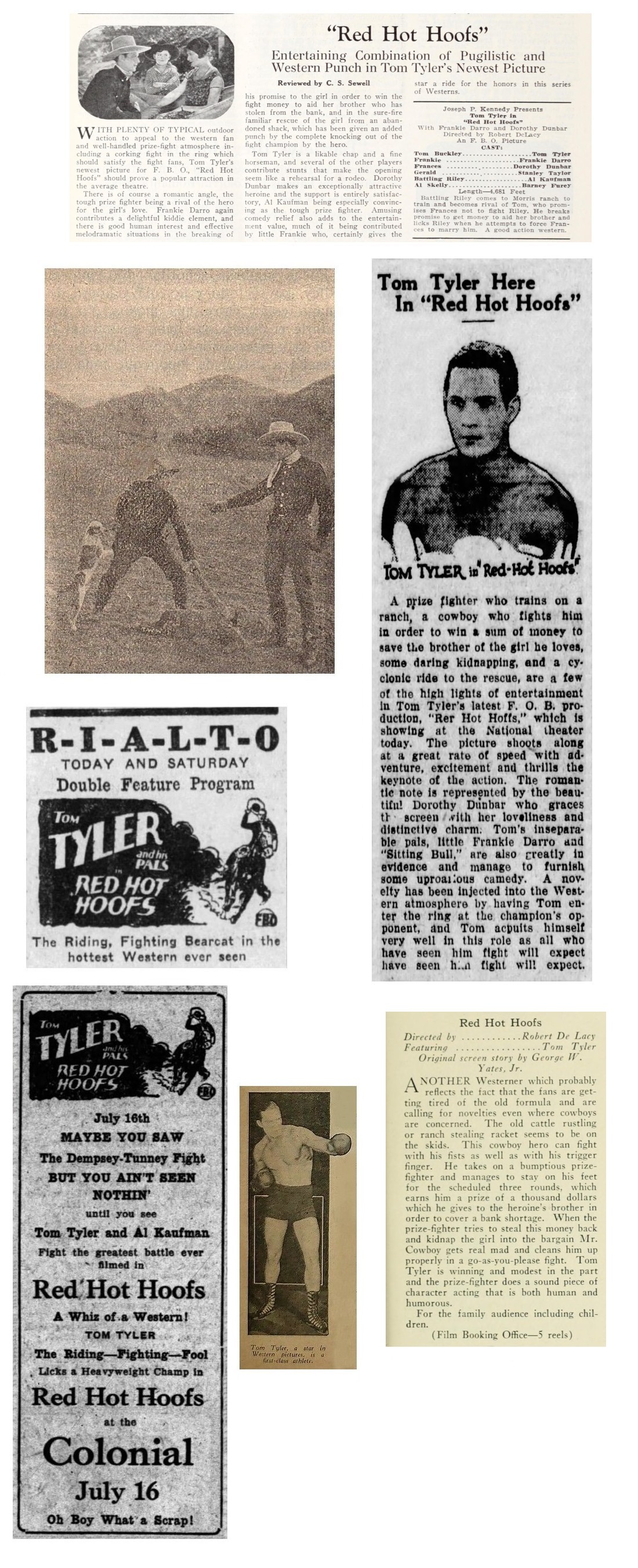 Red Hot Hoofs film still cinema ad