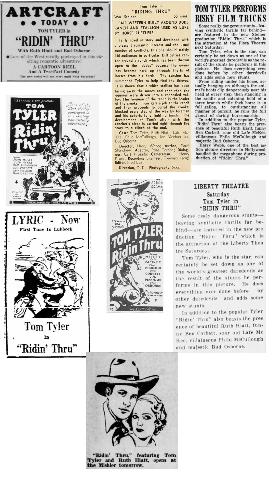 Ridin' Thru cinema ads film reviews