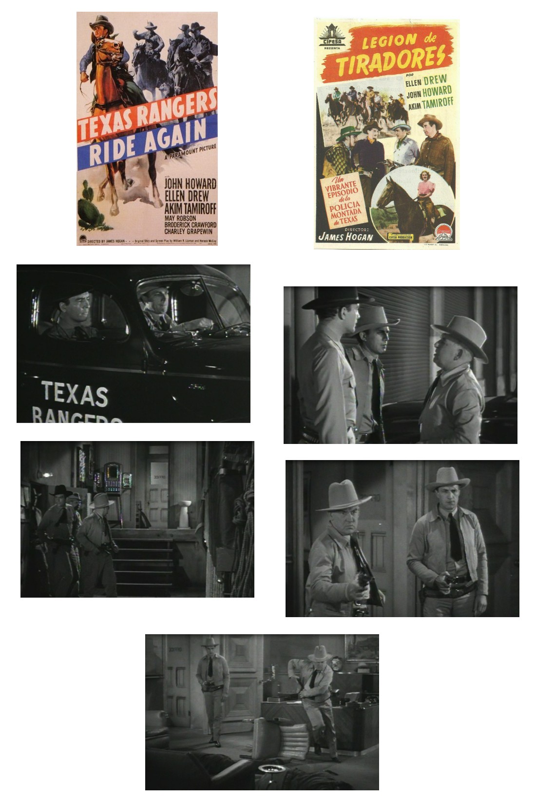 Texas Rangers Ride Again one sheets screencaps