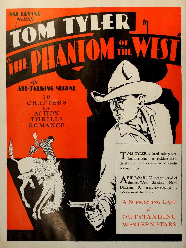 The Phantom of the West one page ad The Phantom of the West one page ad