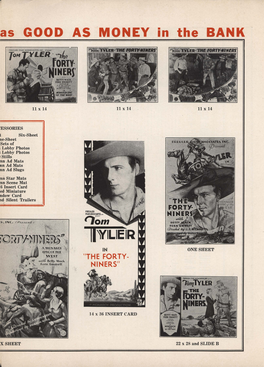 The Forty-Niners pressbook