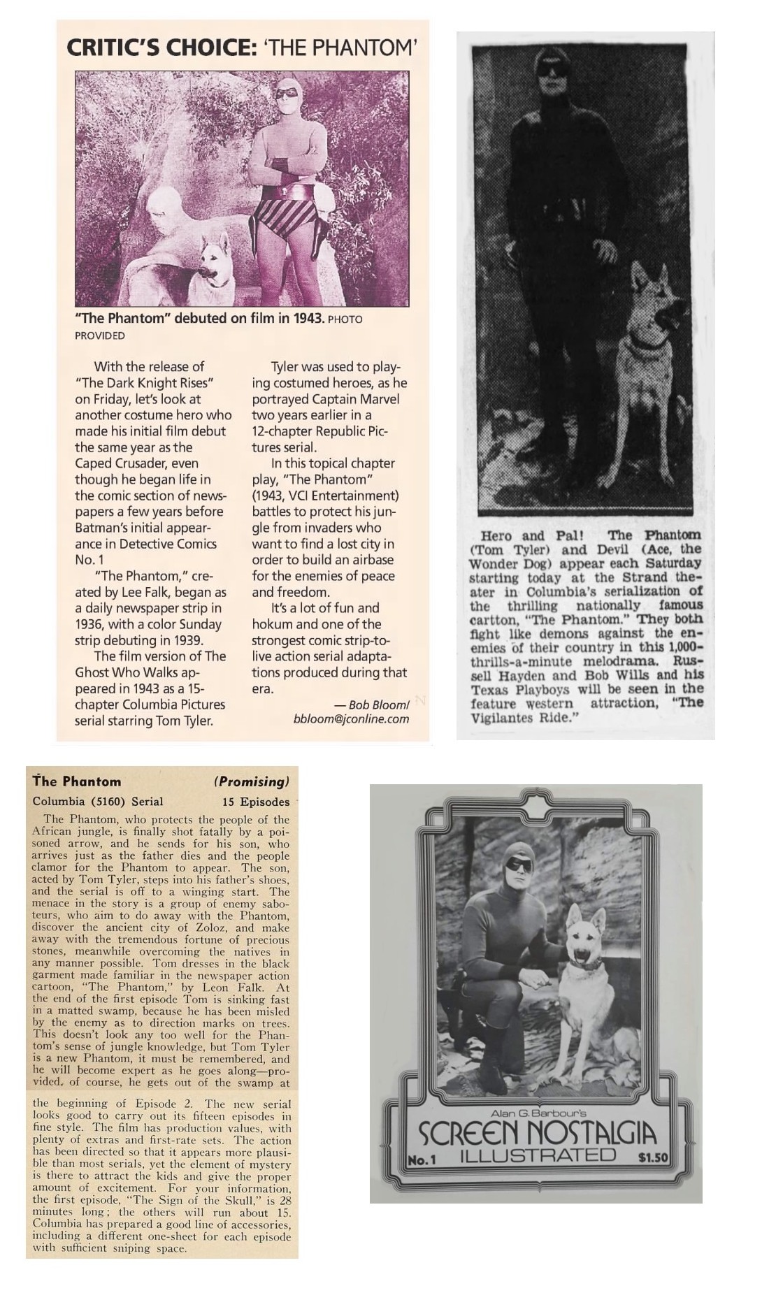 The Phantom photos of Tom film reviews