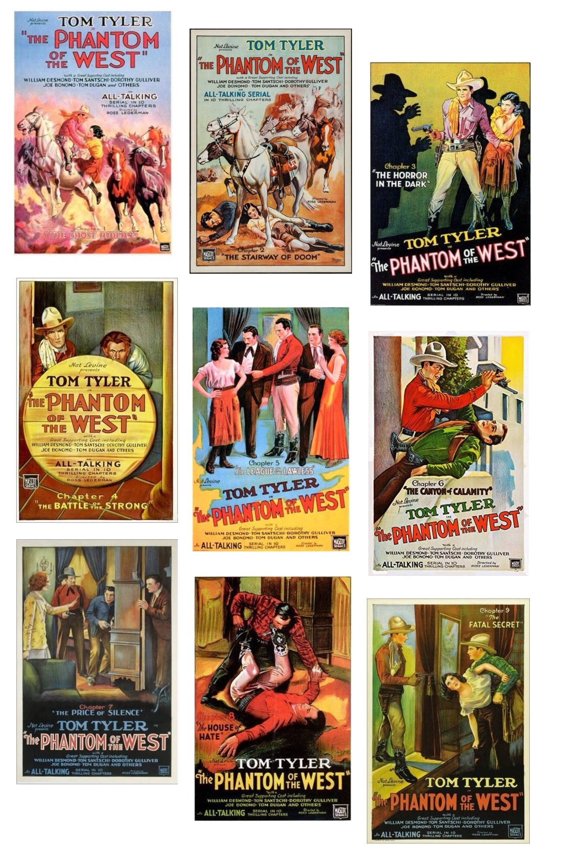 The Phantom of the West one sheets The Phantom of the West one sheets