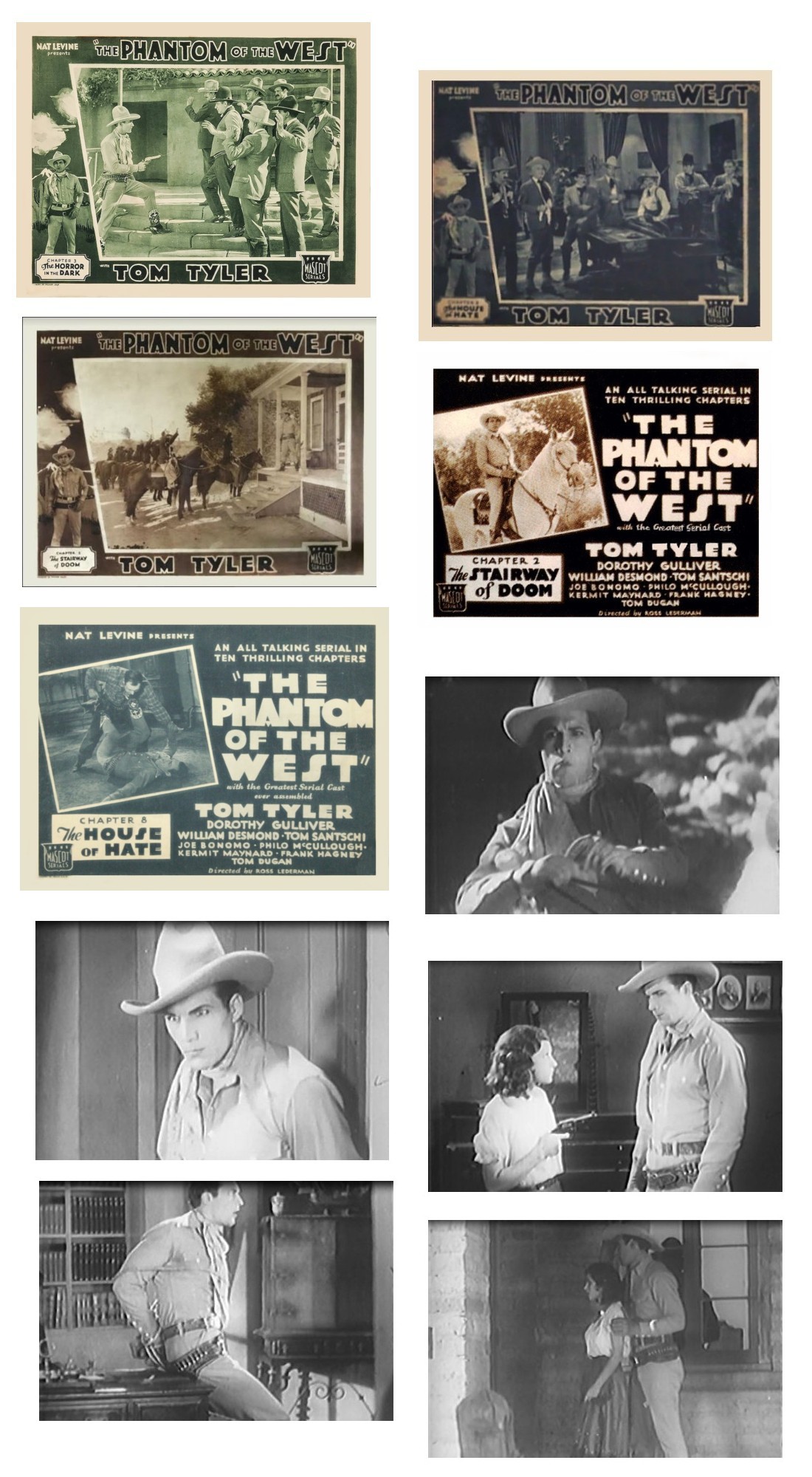The Phantom of the West screencaps lobby cards The Phantom of the West screencaps lobby cards