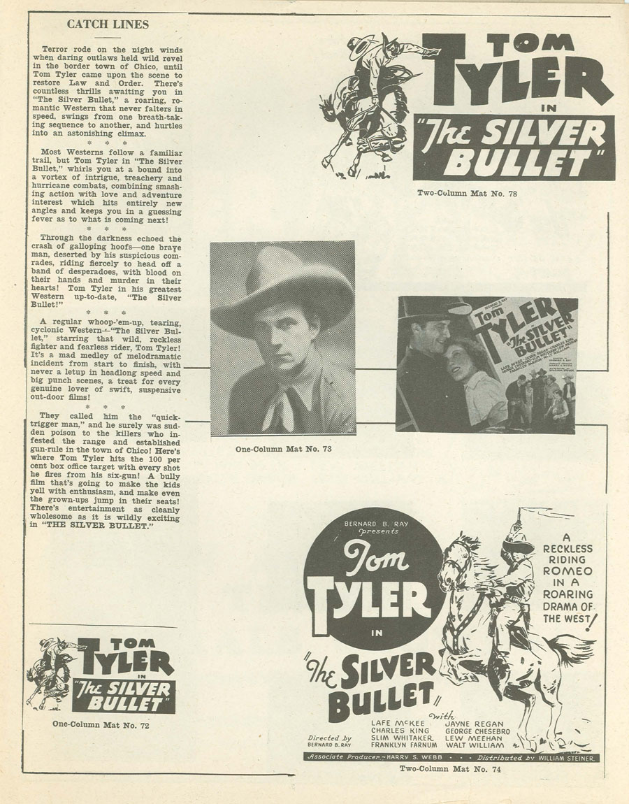 The Silver Bullet presskit