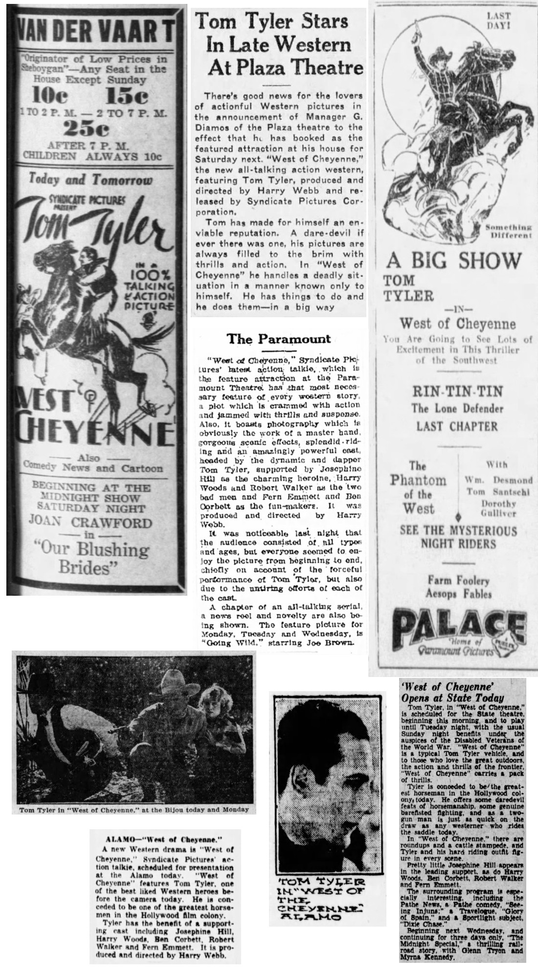 West of Cheyenne film reviews cinema ads West of Cheyenne film reviews cinema ads