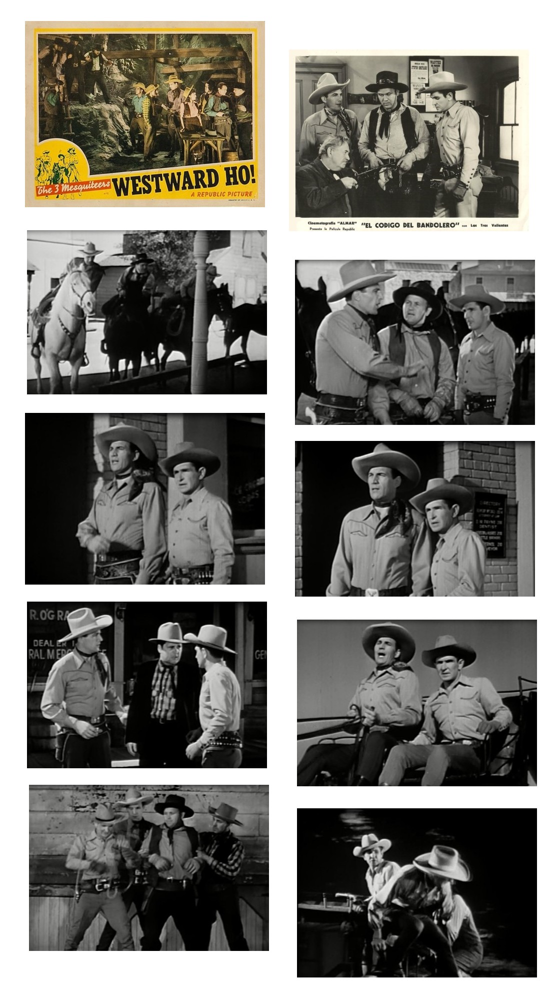 Westward Ho lobby card film still screencaps Westward Ho lobby card film still screencaps