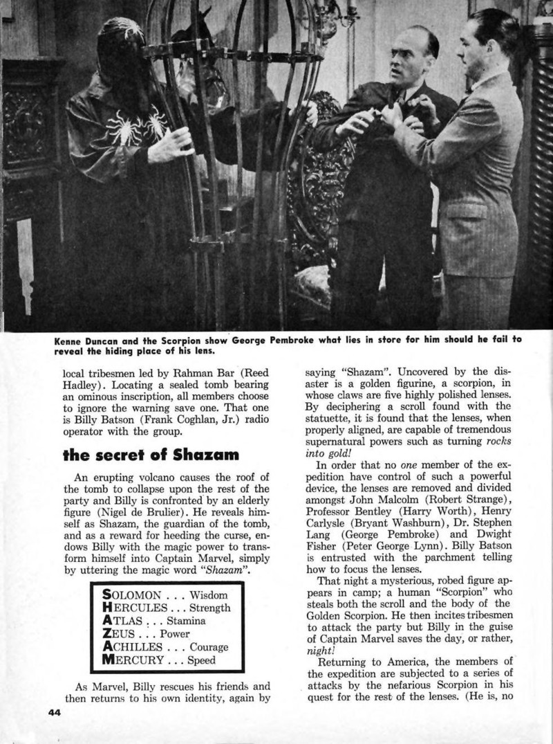 Adventures of Captain Marvel On the Screen article