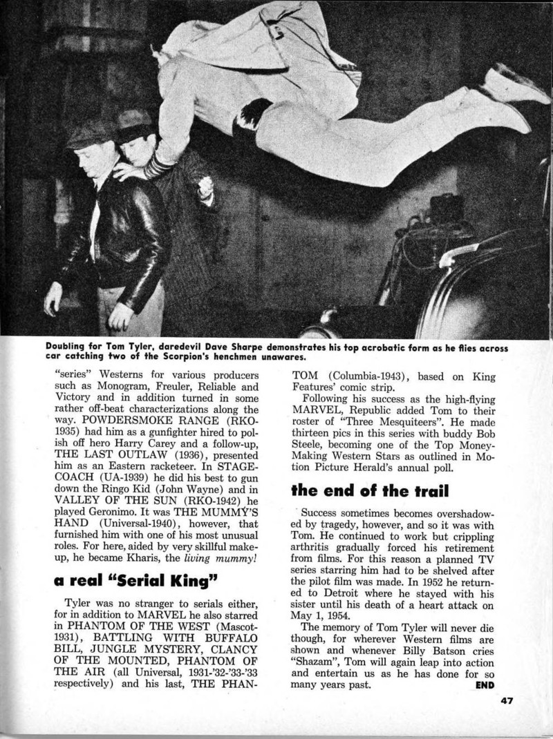 Adventures of Captain Marvel On the Screen article